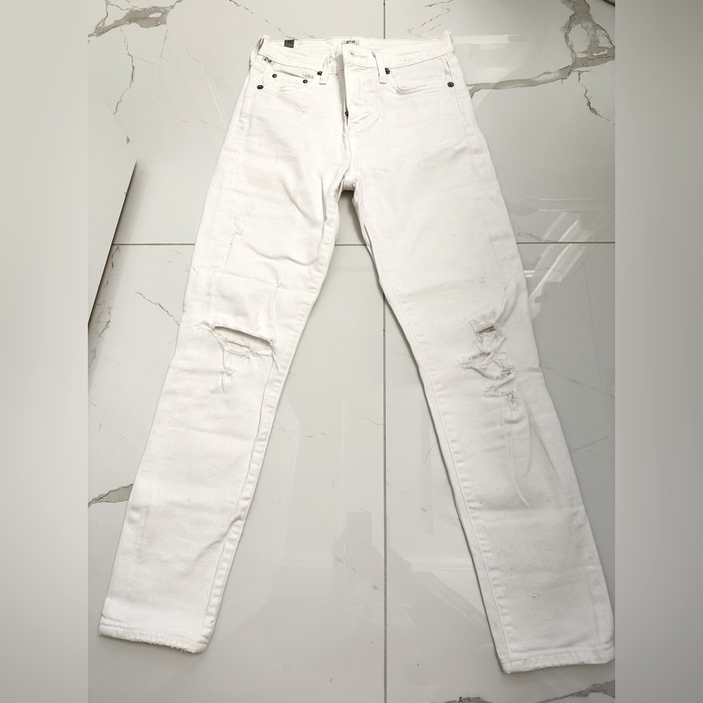 Citizens of Humanity (COH) size 23 white ripped jeans